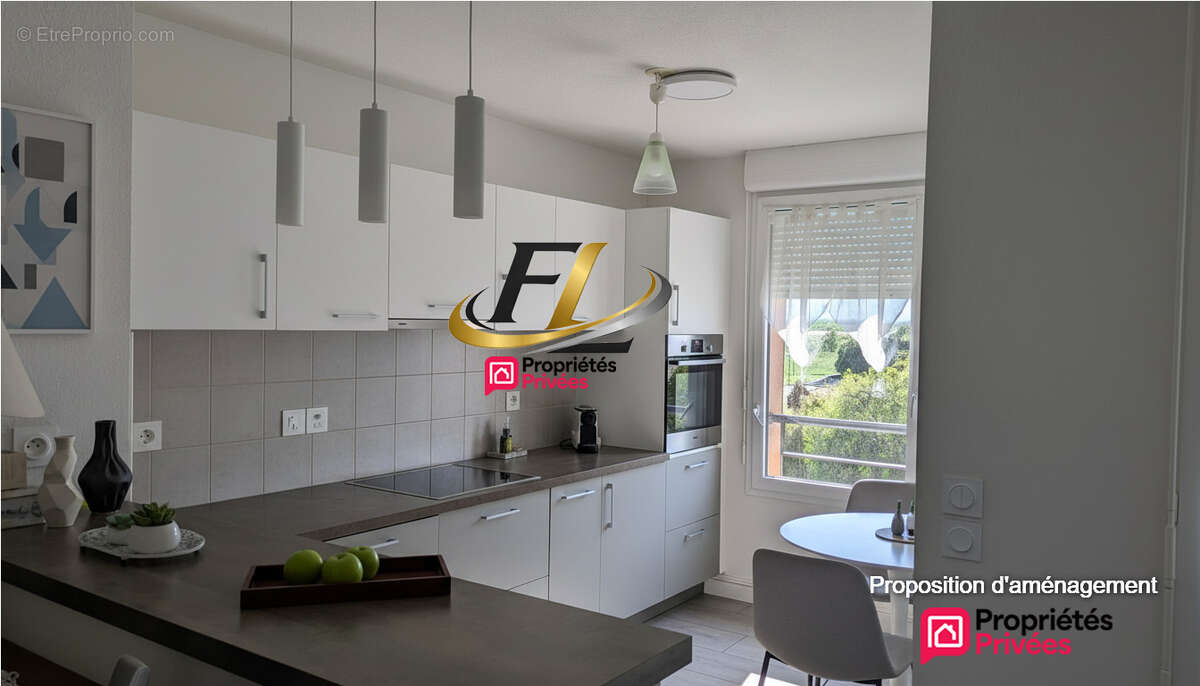 F3 de 60.57 m2 avec terrasse et parking privé à Canet en Roussillon - photo 7