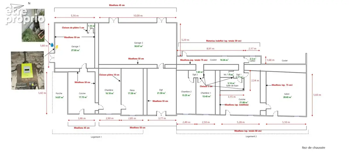 Saugon maison 230 m2 terrain 3 300 m2 - photo 2