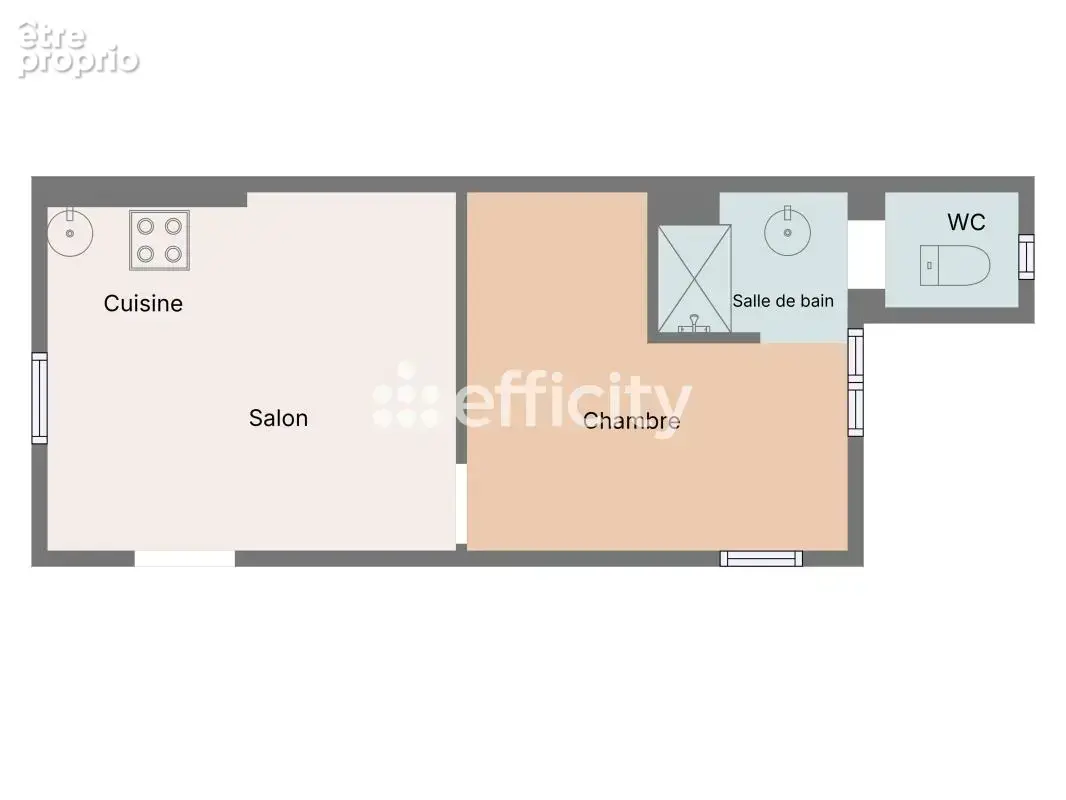 Appartement 30 m² à Bordeaux  - photo 9