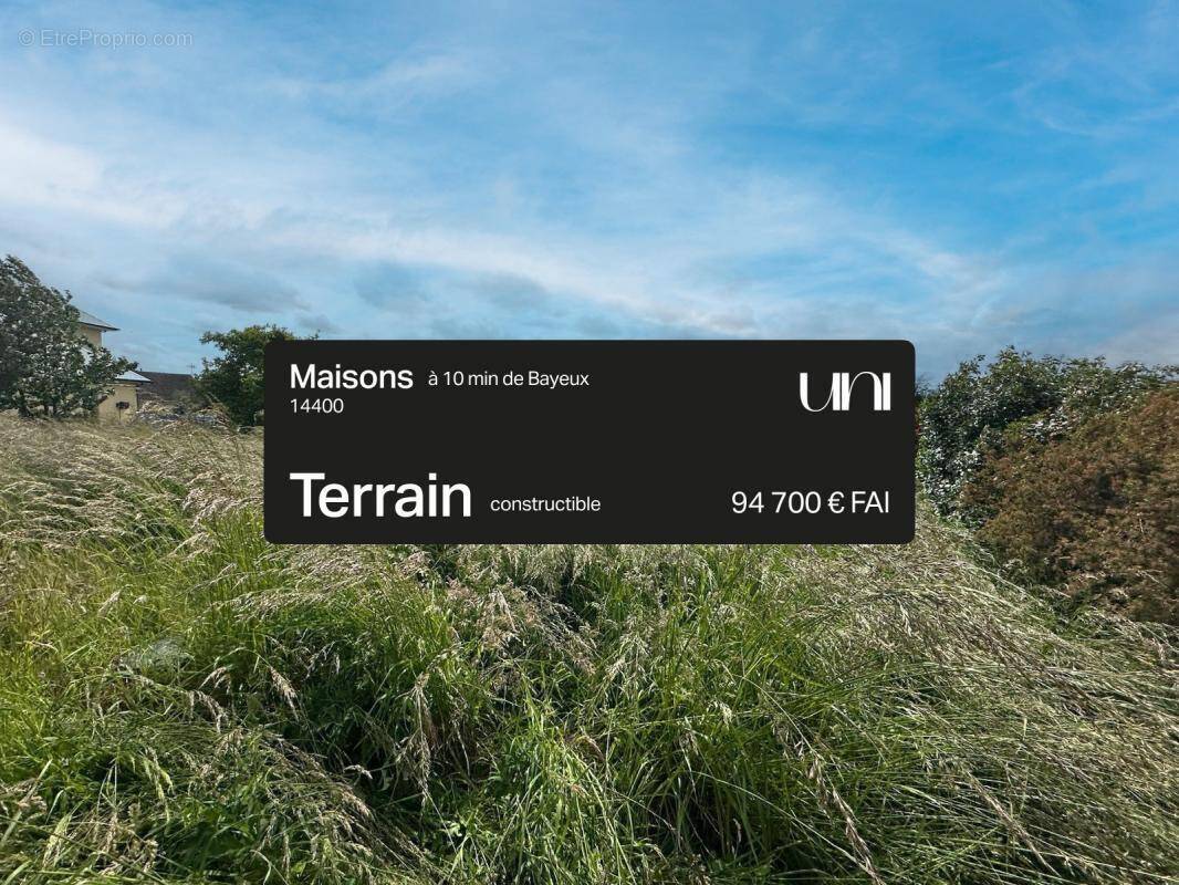 Terrain à BAYEUX