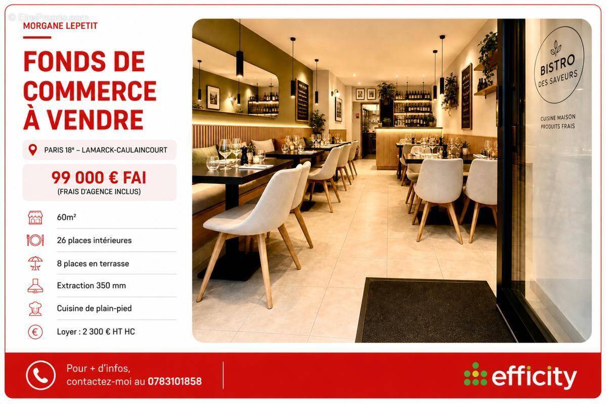 Commerce à PARIS-18E