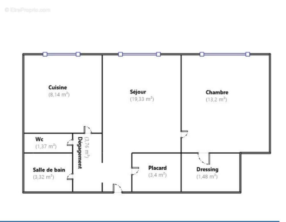 Antibes appartement 2 pieces 54 m2 avec cave et parking - photo 2