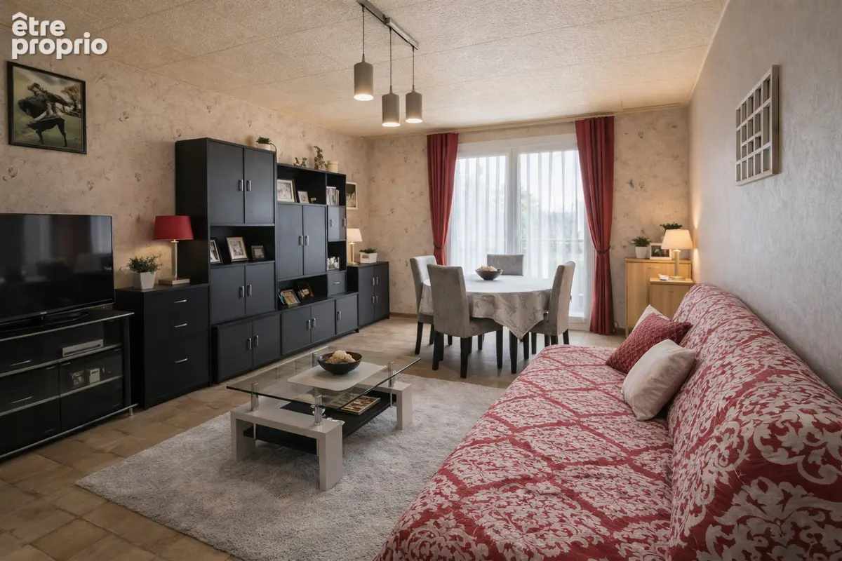 Appartement à vendre -Rouen- 60,77 m²- 3 chambres- Balcon, ascenseur & parking Idéal investisseur - photo 4