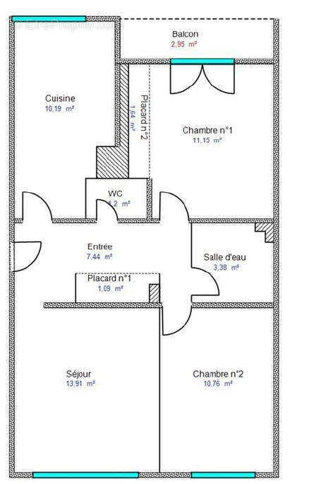 À vendre   appartement t3 rénové   laval centre-ville (rive gauche) - photo 8