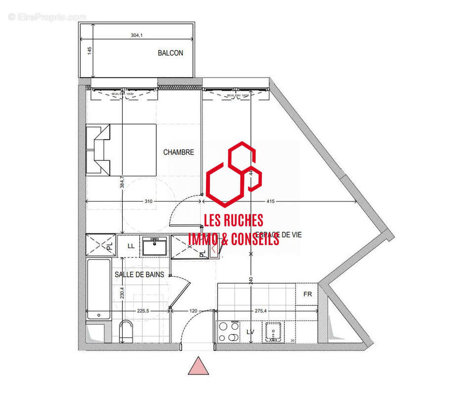 Appartement à LAGNY-SUR-MARNE