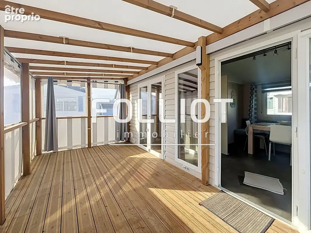 A vendre 50590 montmartin sur mer plage ! terrain + mobil home de 30.50 m2 - photo 2
