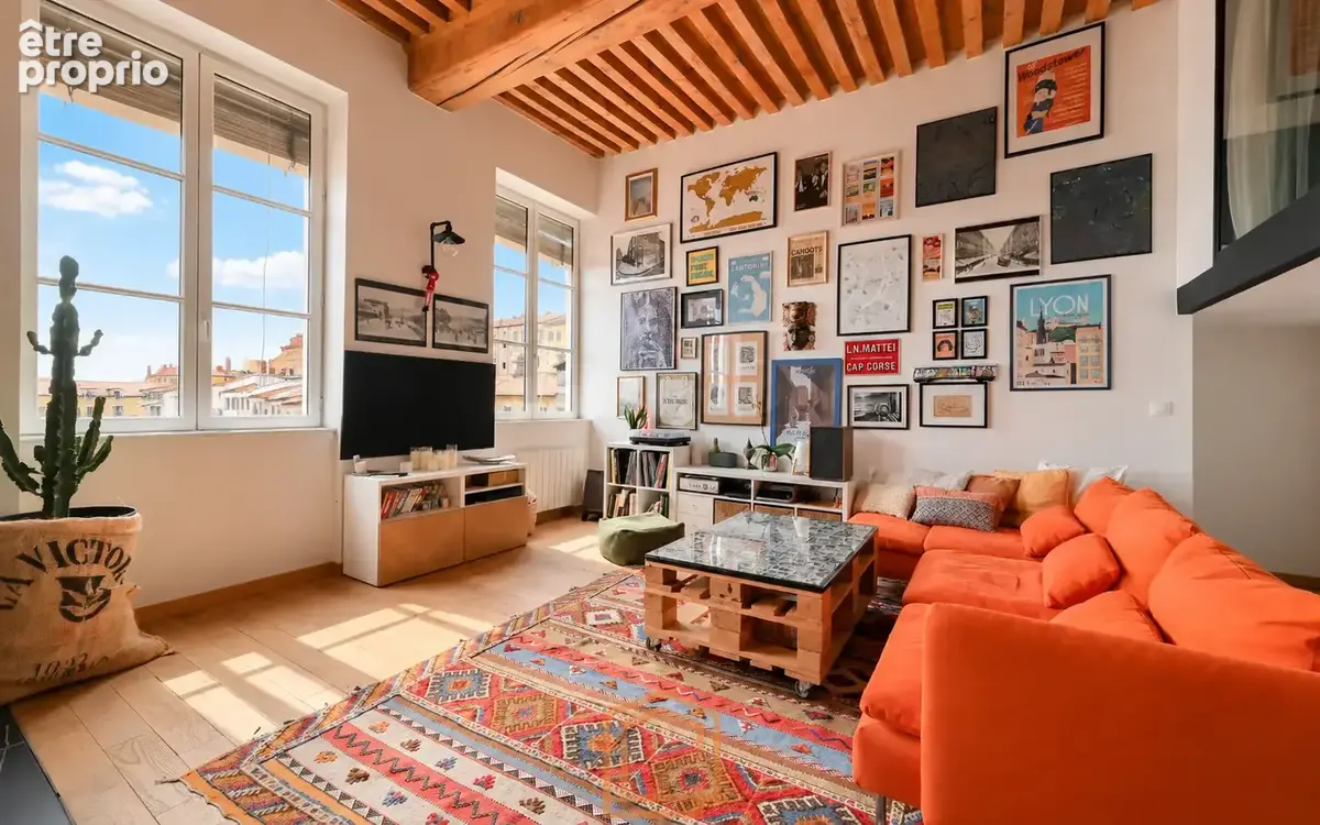 Appartement 81 m2 avec  vue exceptionnelle  - Croix rousse centre - photo 4