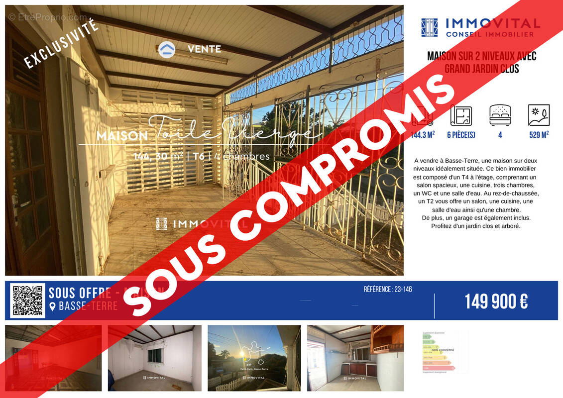 Maison à BASSE-TERRE