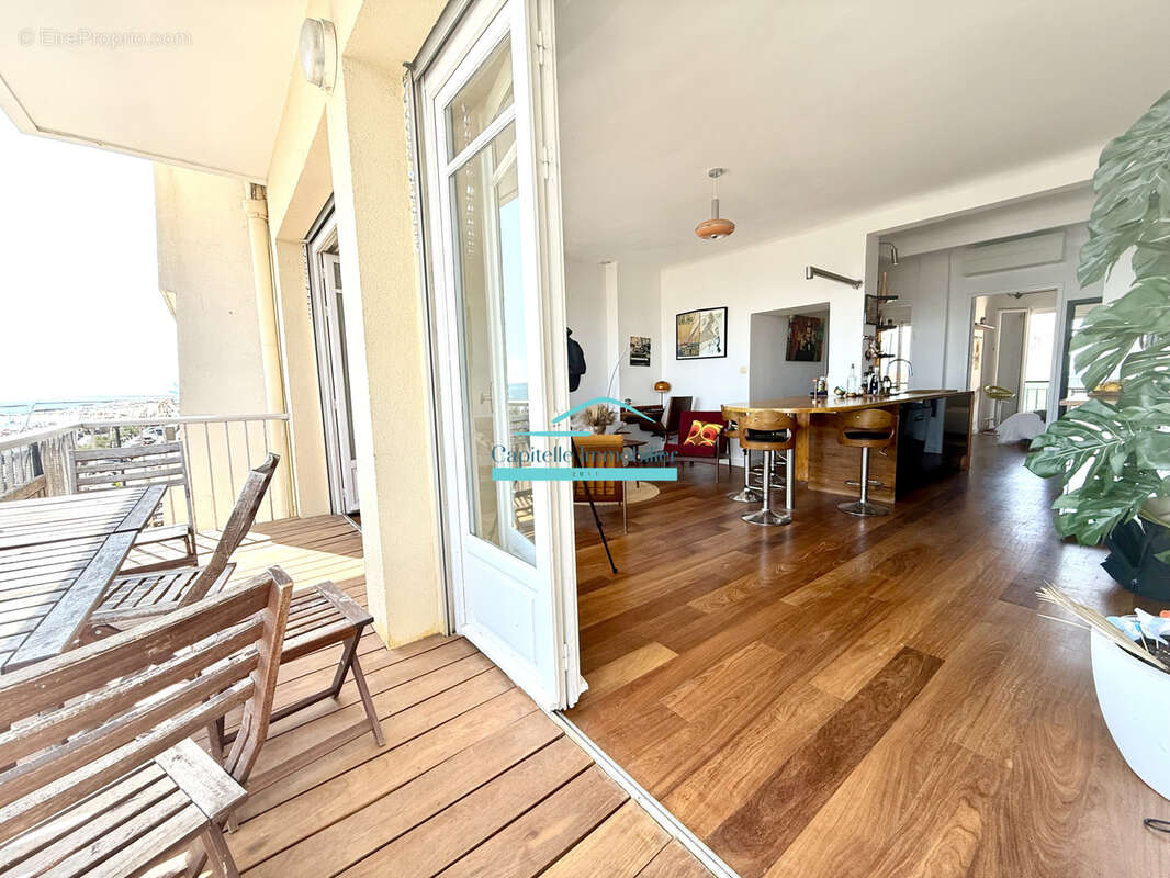 Palavas - Appartement T3 de 60 m2 - Terrasse vue panoramique mer- 1 place de Parking - photo 6