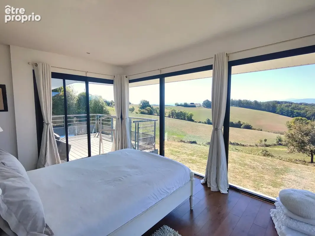 Magnifique maison d'architecte perchée sur les hauteurs face aux Pyrénées - photo 22