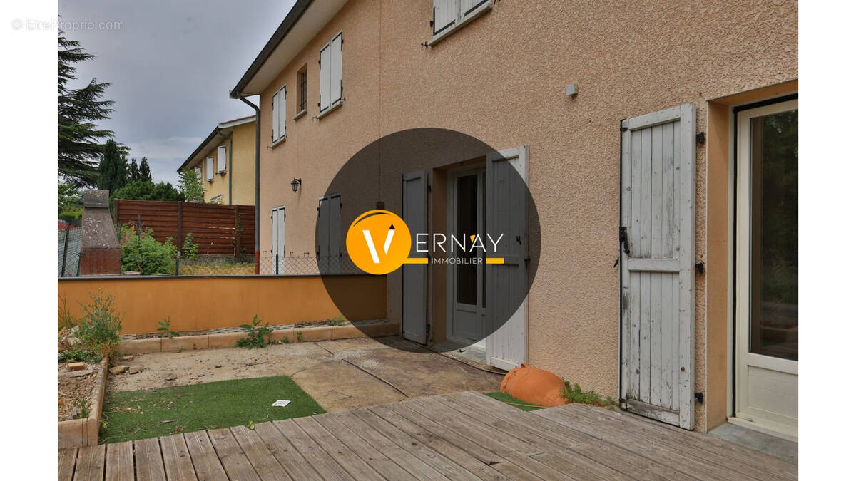 A vendre sur la commune de Diémoz, une maison de type 4 d'une superficie de 96.45 m2 habitable Terrain 154 m2 - photo 1