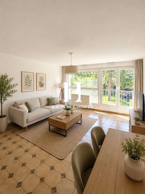 Salon - Appartement à LAMBERSART