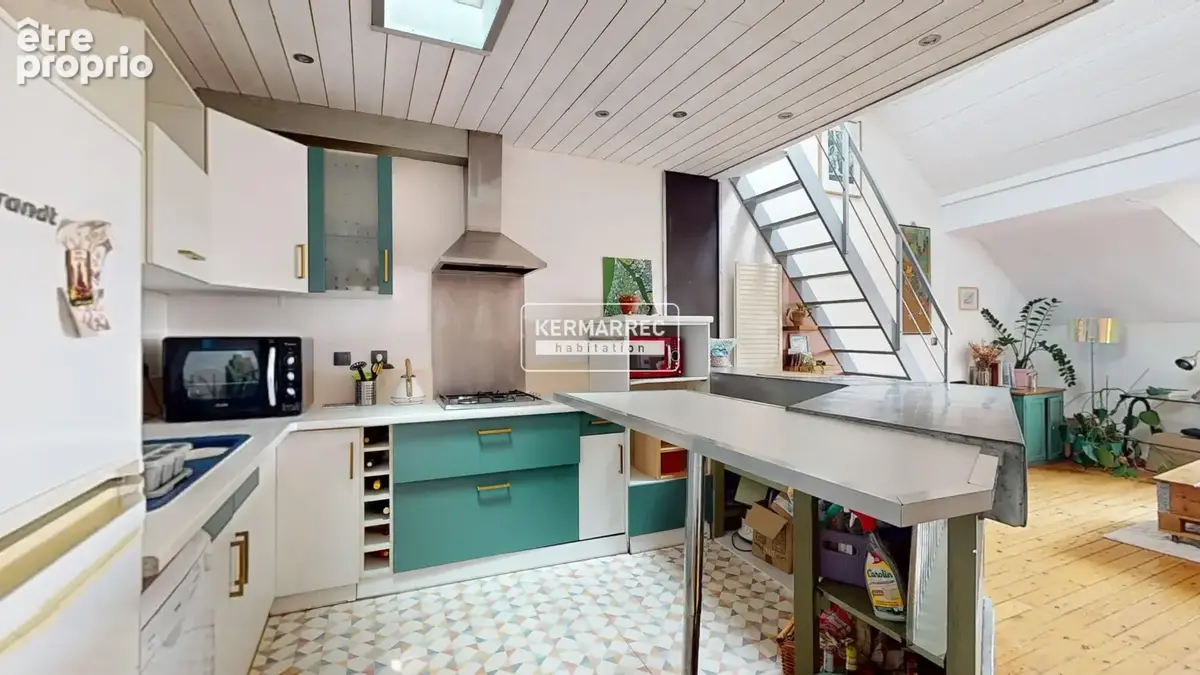 À vendre - Appartement T2 bis avec mezzanine - Secteur Rond-Point de Paris à Nantes - photo 4