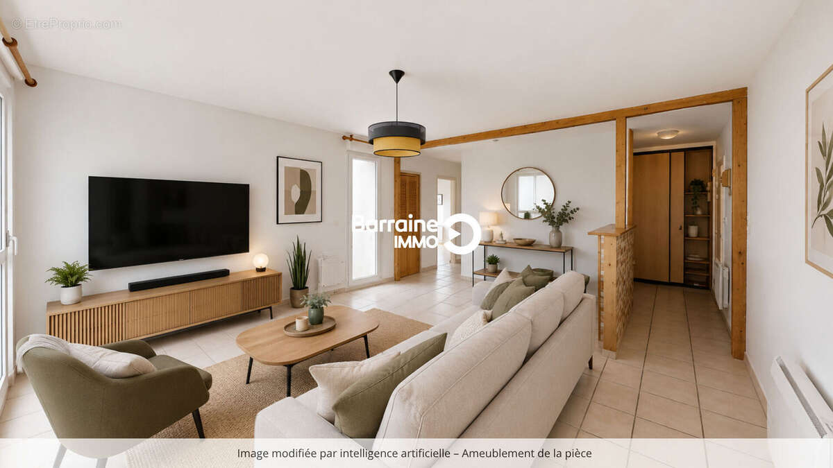 A vendre le phare de l'europe appartement t3 71.88 m² habitables 2 chambres rez de jardin - photo 3