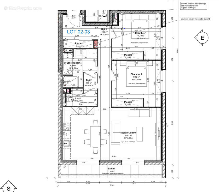 Appartement à SAINT-ANDRE-LE-GAZ