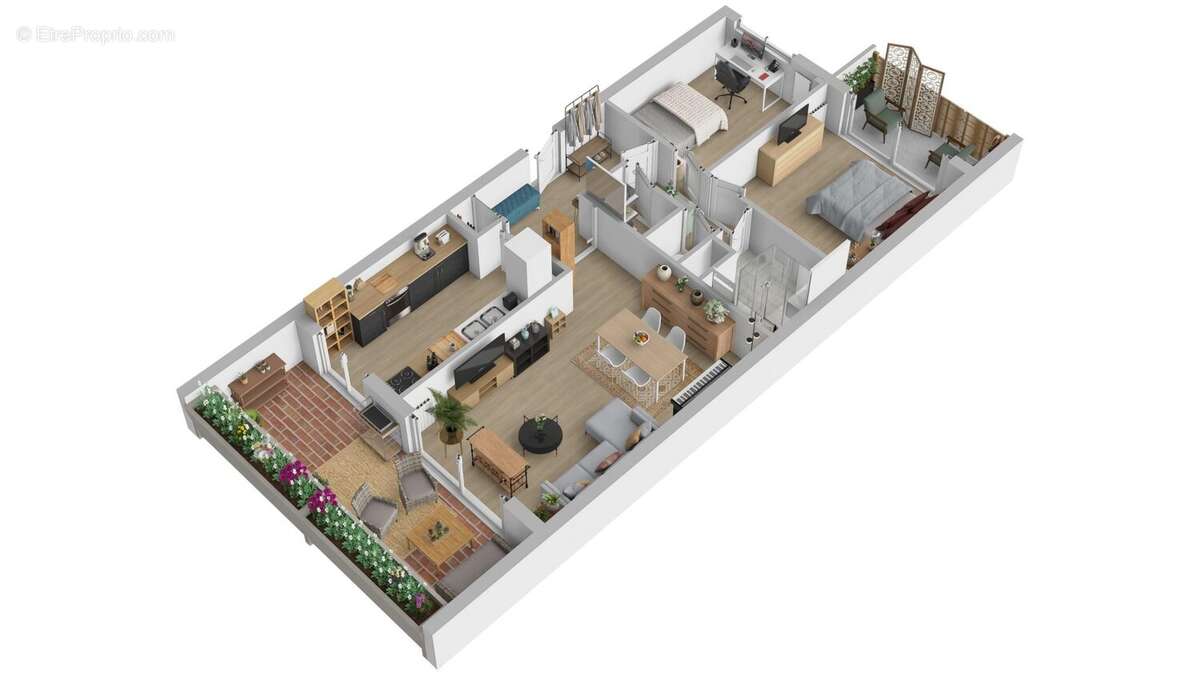 Appartement 64 m² à Toulouse  - photo 2