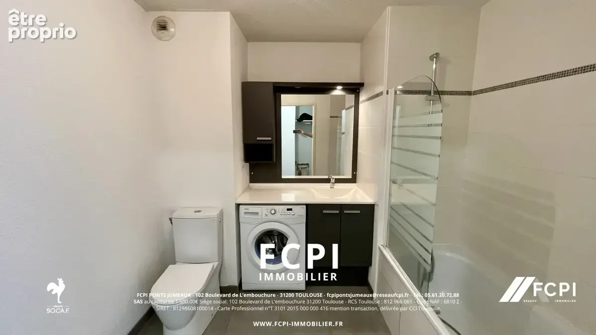 Appartement deux pièces 40,43 m2 - toulouse secteur airbus st-martin - photo 11