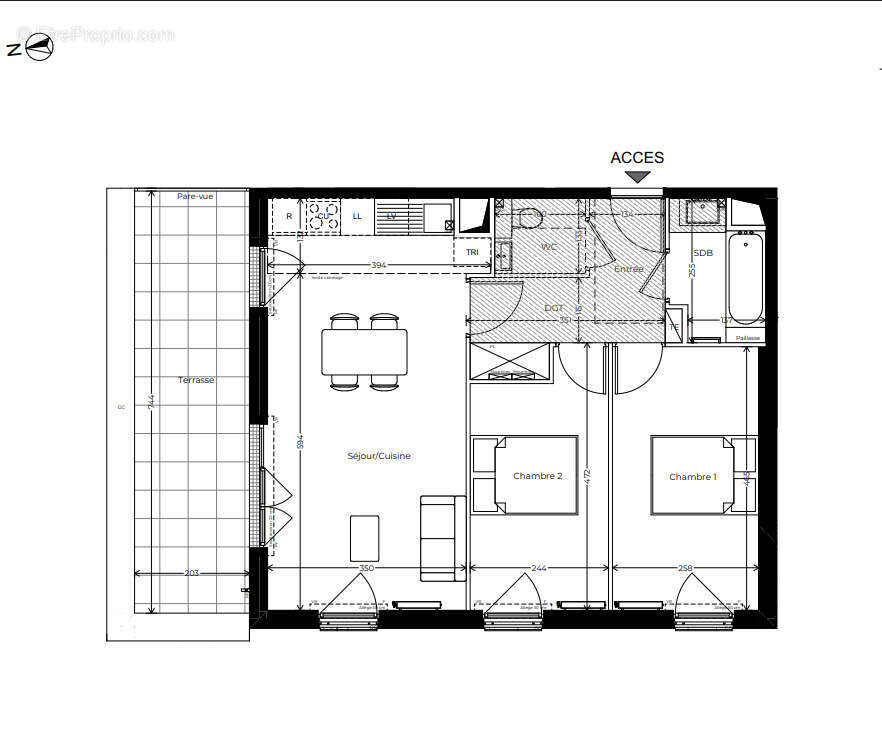 Appartement à LE PLESSIS-ROBINSON