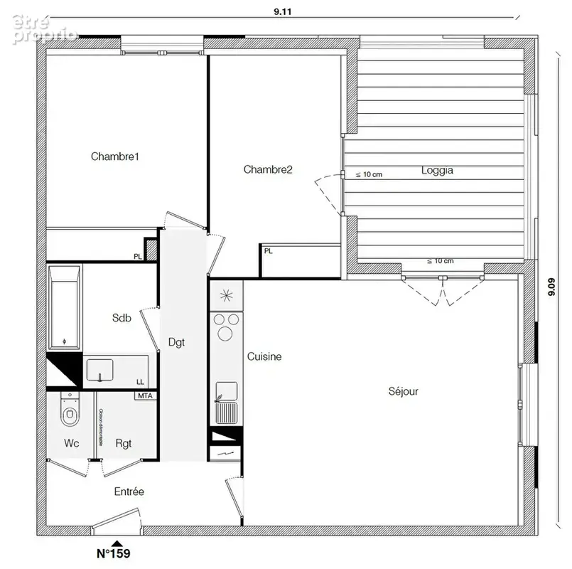 Appartement Toulouse 3 pièce(s) 65.62 m2 - photo 18