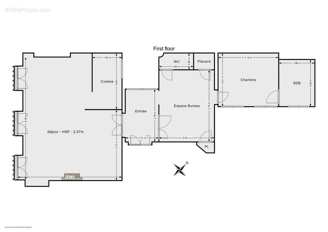 Appartement à PARIS-3E