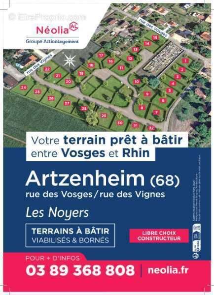 Terrain à ARTZENHEIM