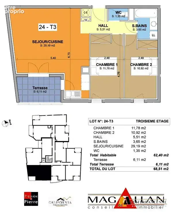 Appartement à BEZIERS
