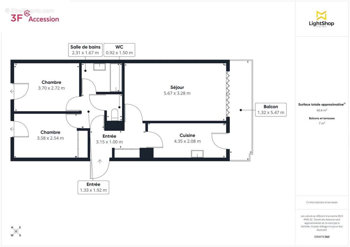 Appartement à CHOISY-LE-ROI