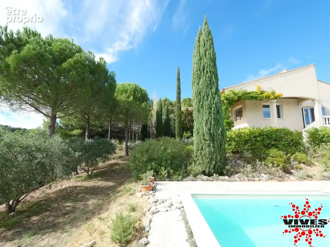 Villa de plain-pied avec piscine et vue exceptionnelle sur les collines du Minervois - photo 3