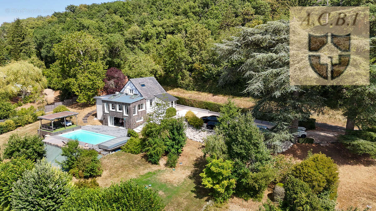 Très belle propriété dans un cadre exceptionnel avec piscine, vue panoramique et bord de Loir - photo 2