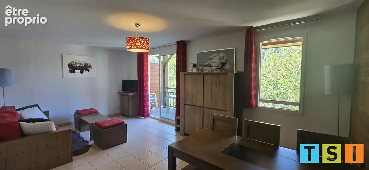 Appartement t2 cabine meublé avec parking et local ski  Saint-Mamet - photo 1