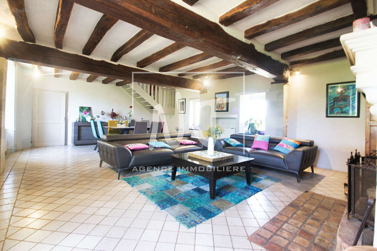 Maison ancienne à vendre à Mozé-sur-Louet avec jardin et dépendance - photo 4