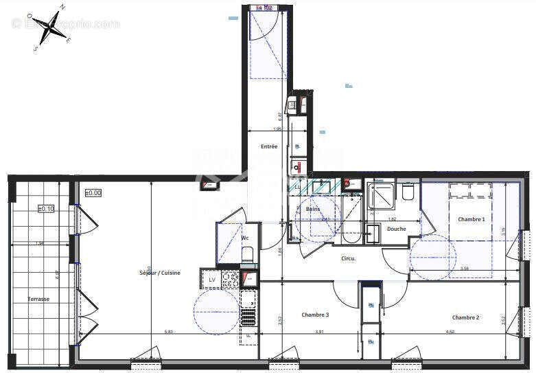Appartement à BOURGOIN-JALLIEU