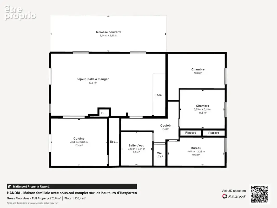 HANDIA Maison familiale avec sous-sol complet sur les hauteurs d'Hasparren - photo 17