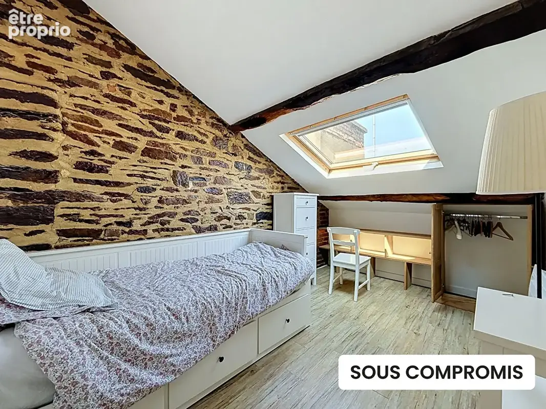 Appartement Rennes - Centre-ville - Sainte-Anne - 3 pièces - 72.63m² carrez - 89.60 m²  au sol - Duplex - photo 9