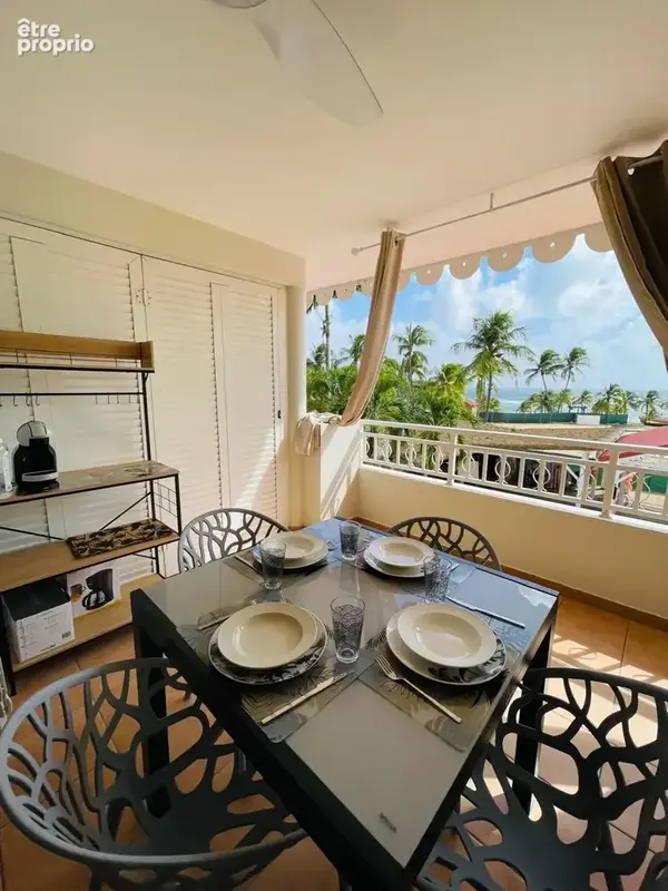 En exclusivite - sainte-anne – studio première ligne – vue mer & piscine - photo 10