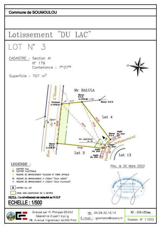 Terrain à SOUMOULOU