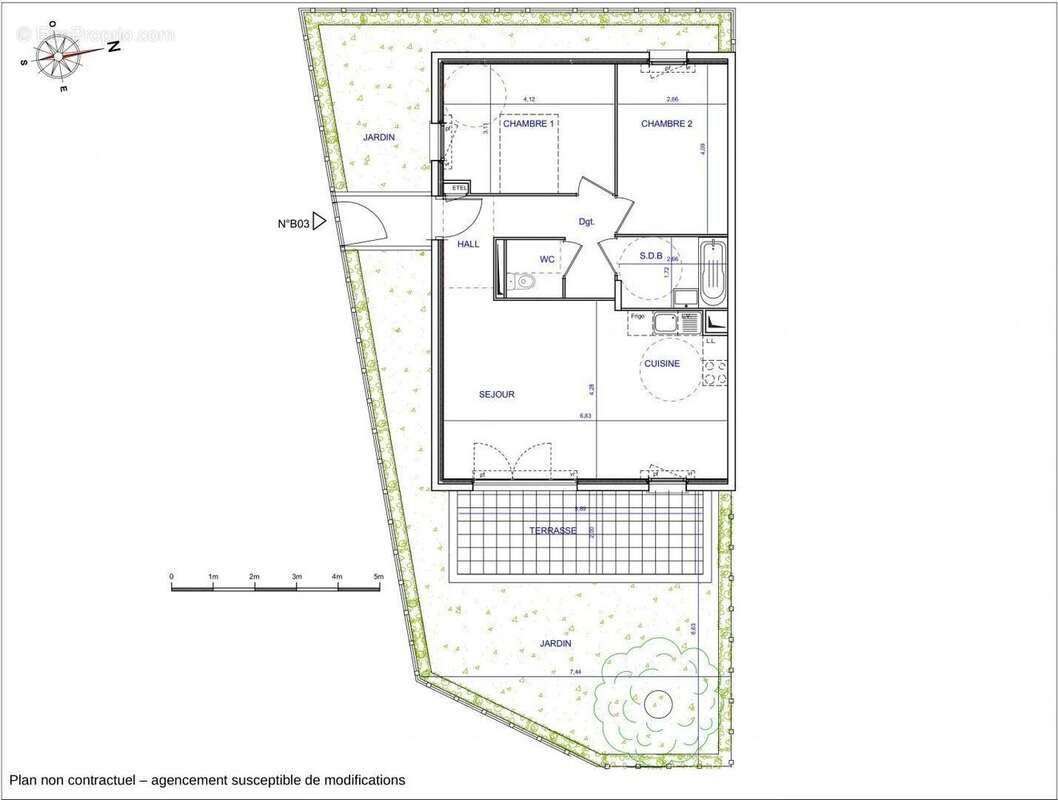 Photo 2 - Appartement à LA ROQUETTE-SUR-SIAGNE