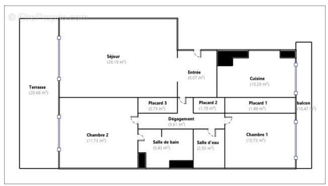 Appartement à LE CANNET