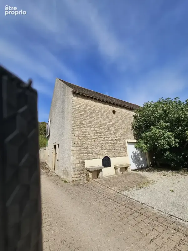 Axe Verdun Beaune Chalon - maison de village avec grange en pierre - photo 17