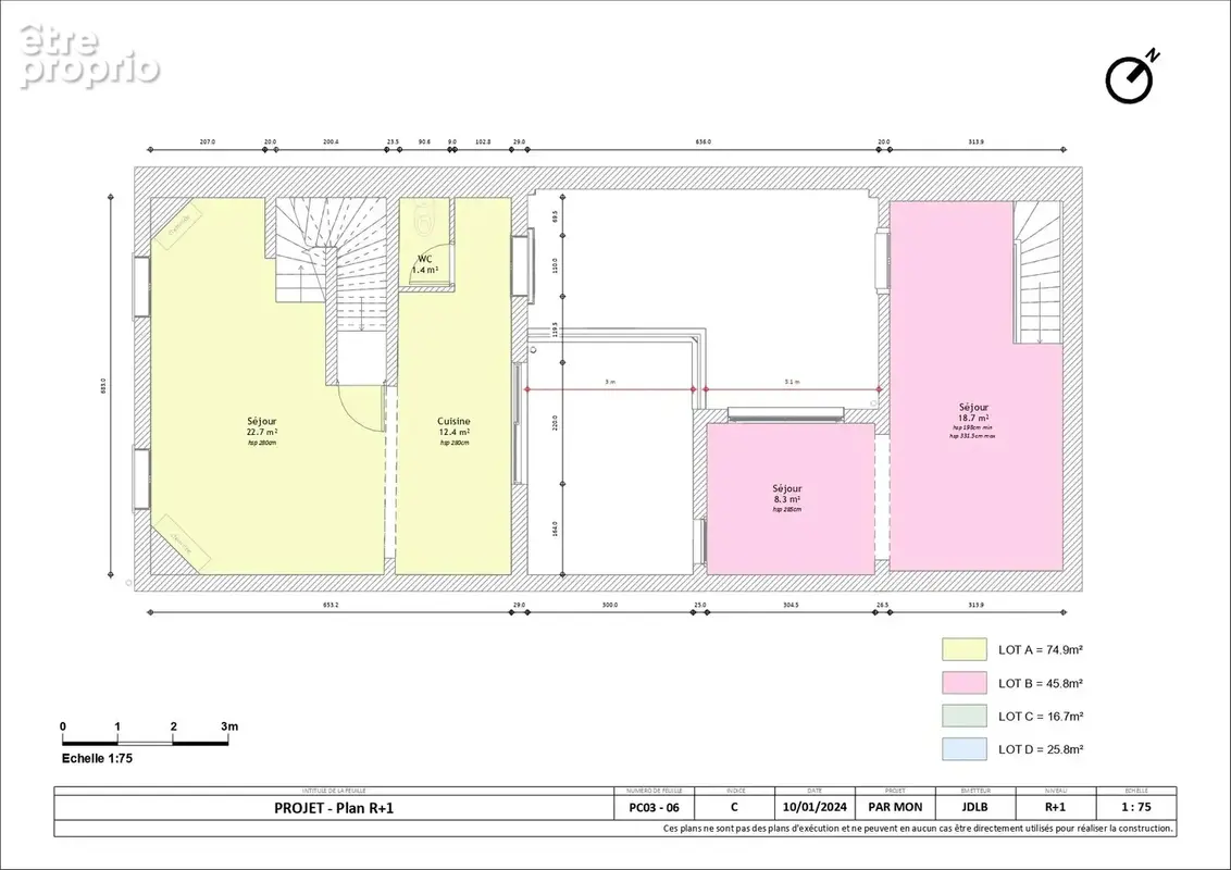 Gambetta - Immeuble de 189,92 m² - photo 4