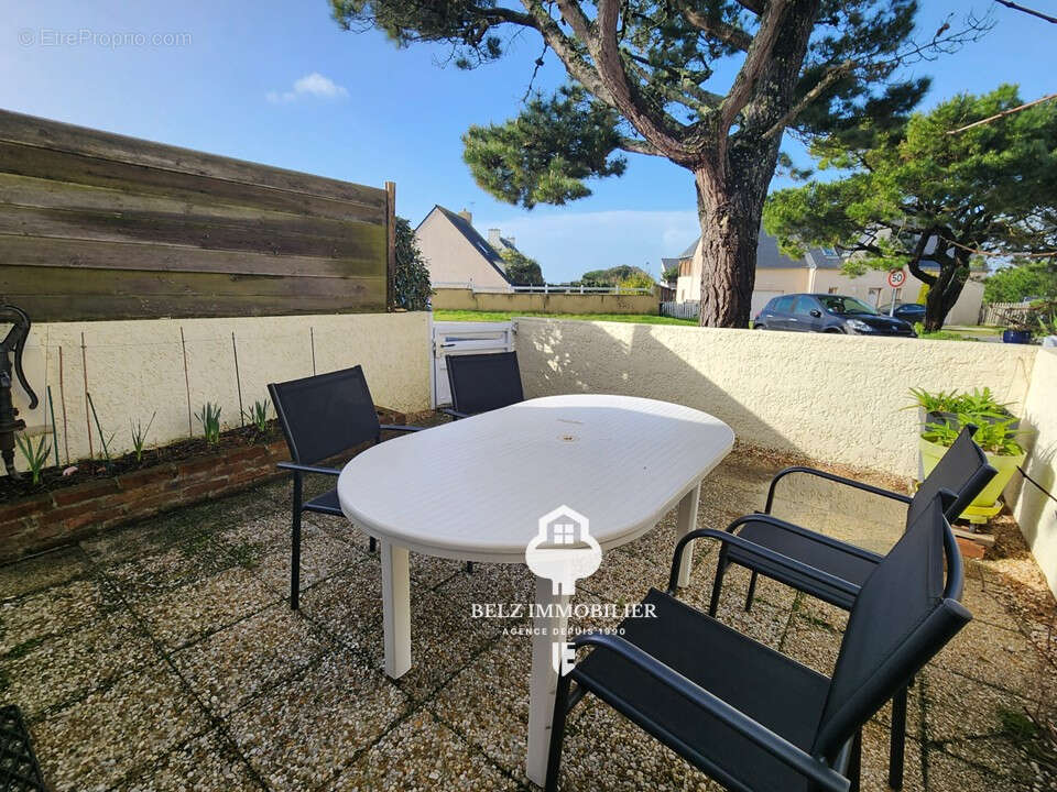 MORBIHAN SUD Proche de la mer et d'Etel Appartement Erdeven 2 pièce(s) en rez-de-jardin av ec véranda et terrasse - photo 9
