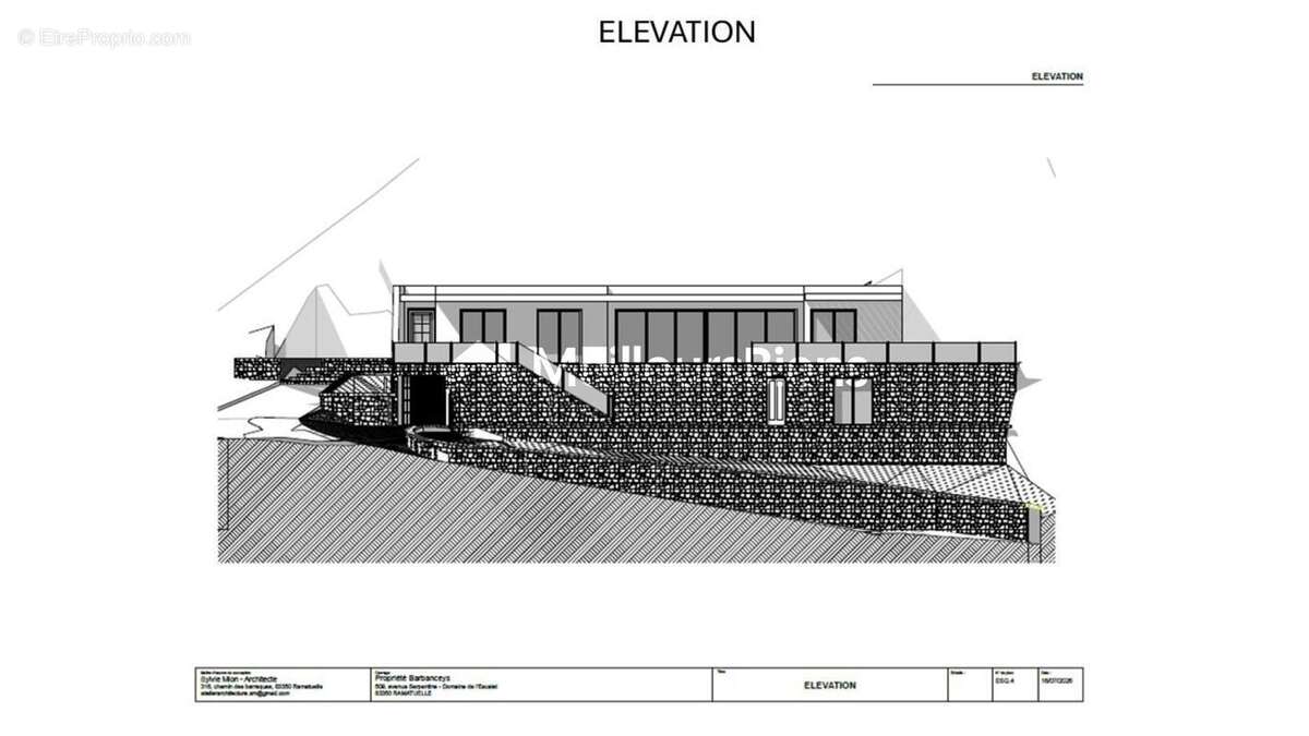 Propriété vendue avec permis de construire accordé pour une villa contemporaine - photo 2