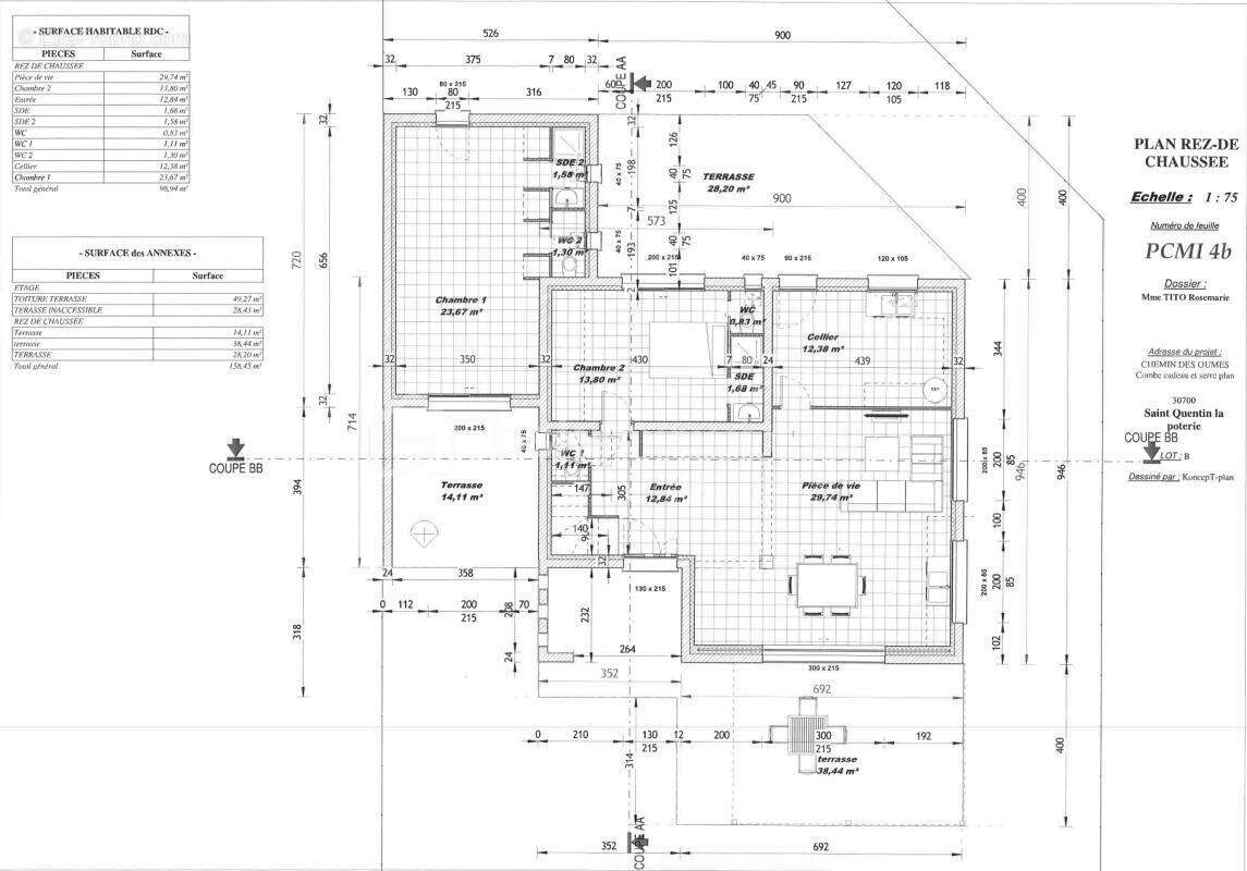 Maison à SAINT-QUENTIN-LA-POTERIE
