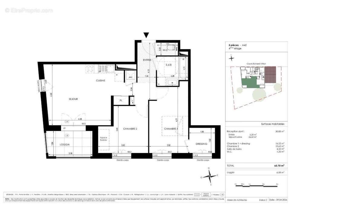 Appartement à LYON-3E