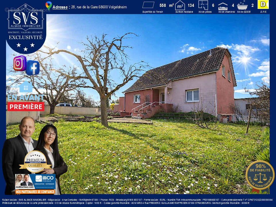Maison à VOLGELSHEIM