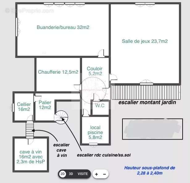 Propriete bourgeoise sur 1350 m² de terrain - photo 19