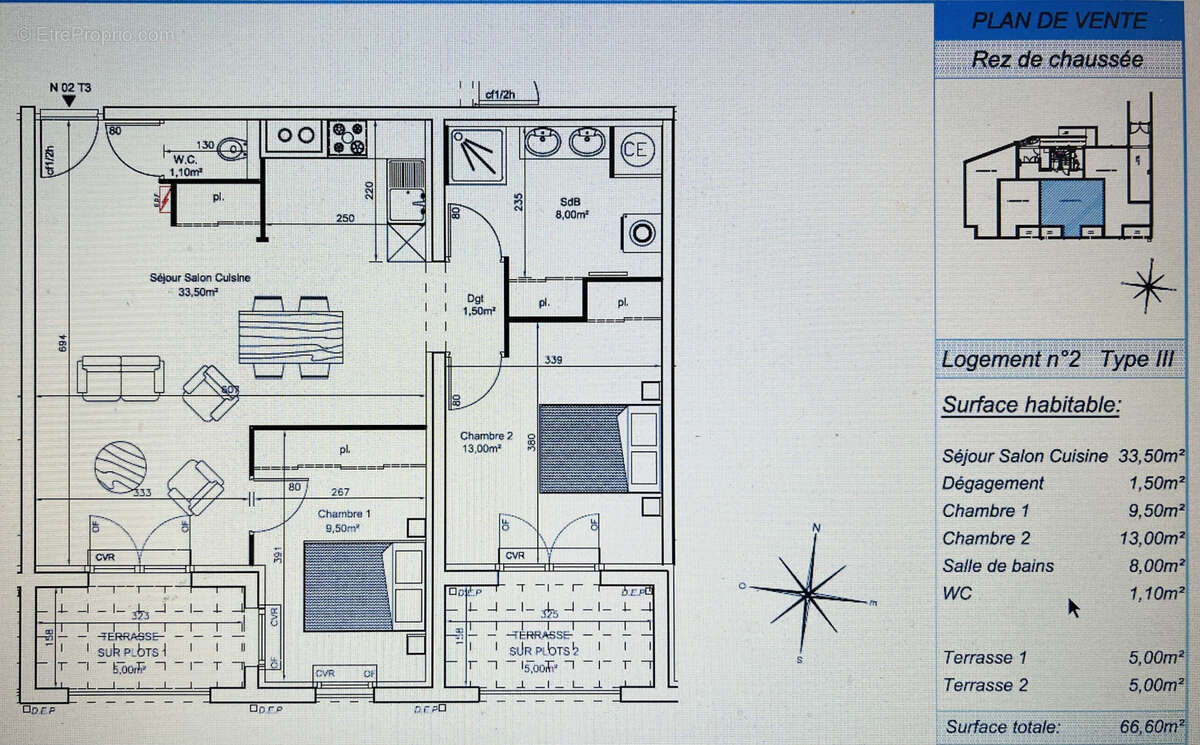 Appartement à ABBEVILLE