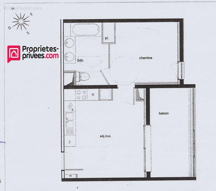 Appartement Toulouse quartier Montaudran 2 pièce(s) 37 m2 - photo 16