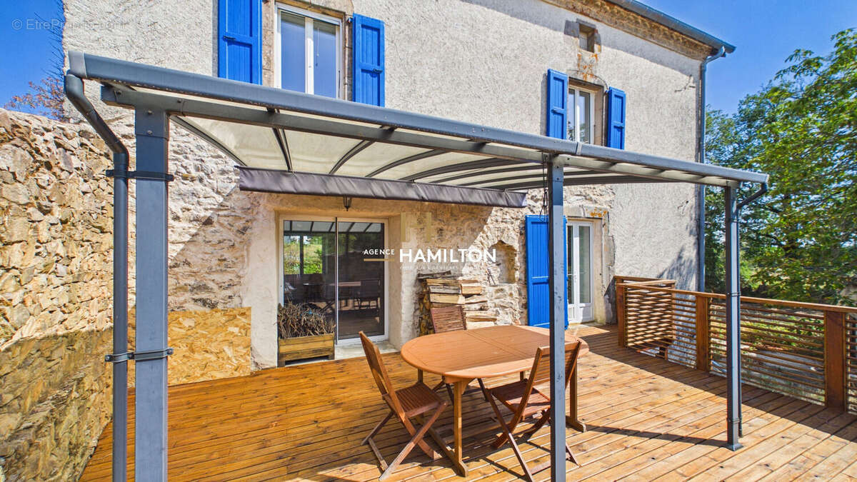 Maison en pierre avec terrasse surélevée près de monestiés et cordes-sur-ciel - photo 2