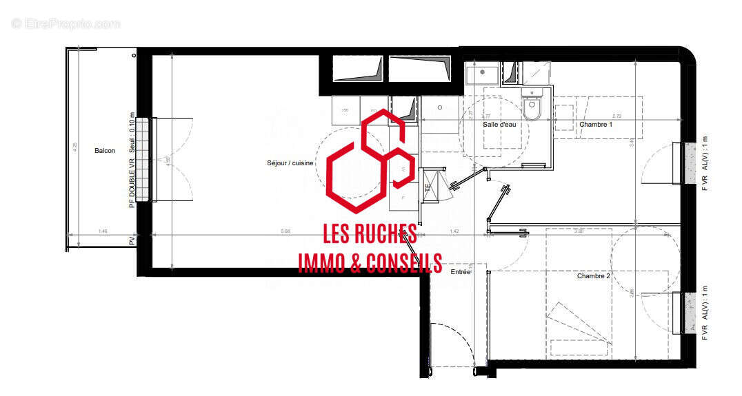 Appartement à CHENNEVIERES-SUR-MARNE